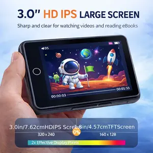 Fully Intelligent Touchscreen MP3 Ebook Player, Supports HD Video And Audio Playback And Recording