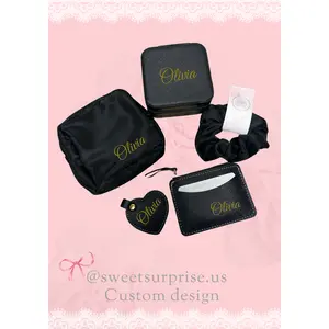 Luxury Personalized Travel & Jewelry Set - Custom Name Gift, Multi-Functional Travel Organizers