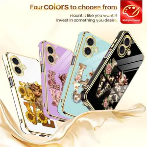 Aesthetic Highland Cow LOVE Case – Cute Farm Animal Cover for 【iPhone 17】666