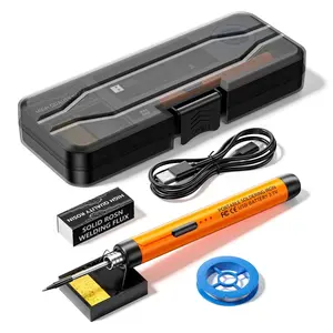 Rechargeable portable internal heating wireless household small lithium battery soldering iron welding kit