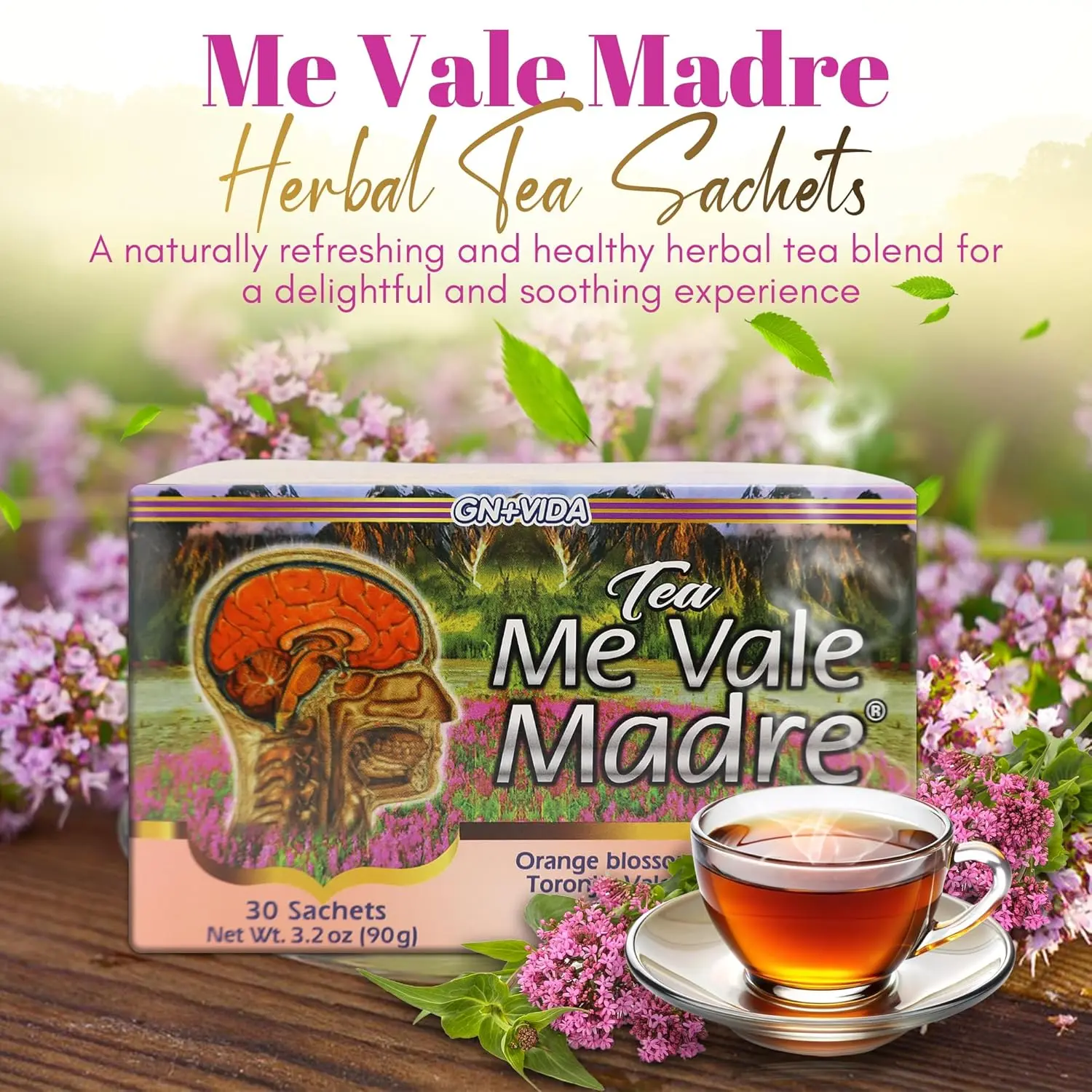 Me Vale Madre Natural Calming Tea: 100% Natural for Relaxation