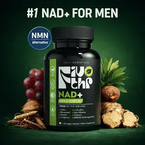 Fivothr NAD+ Supplement for Men – Liposomal Blend with CoQ10 & Amino Acids – Designed to Support Energy, Circulation & Prostate Wellness – 60 Capsules | TikTok Shop Black Friday Deal