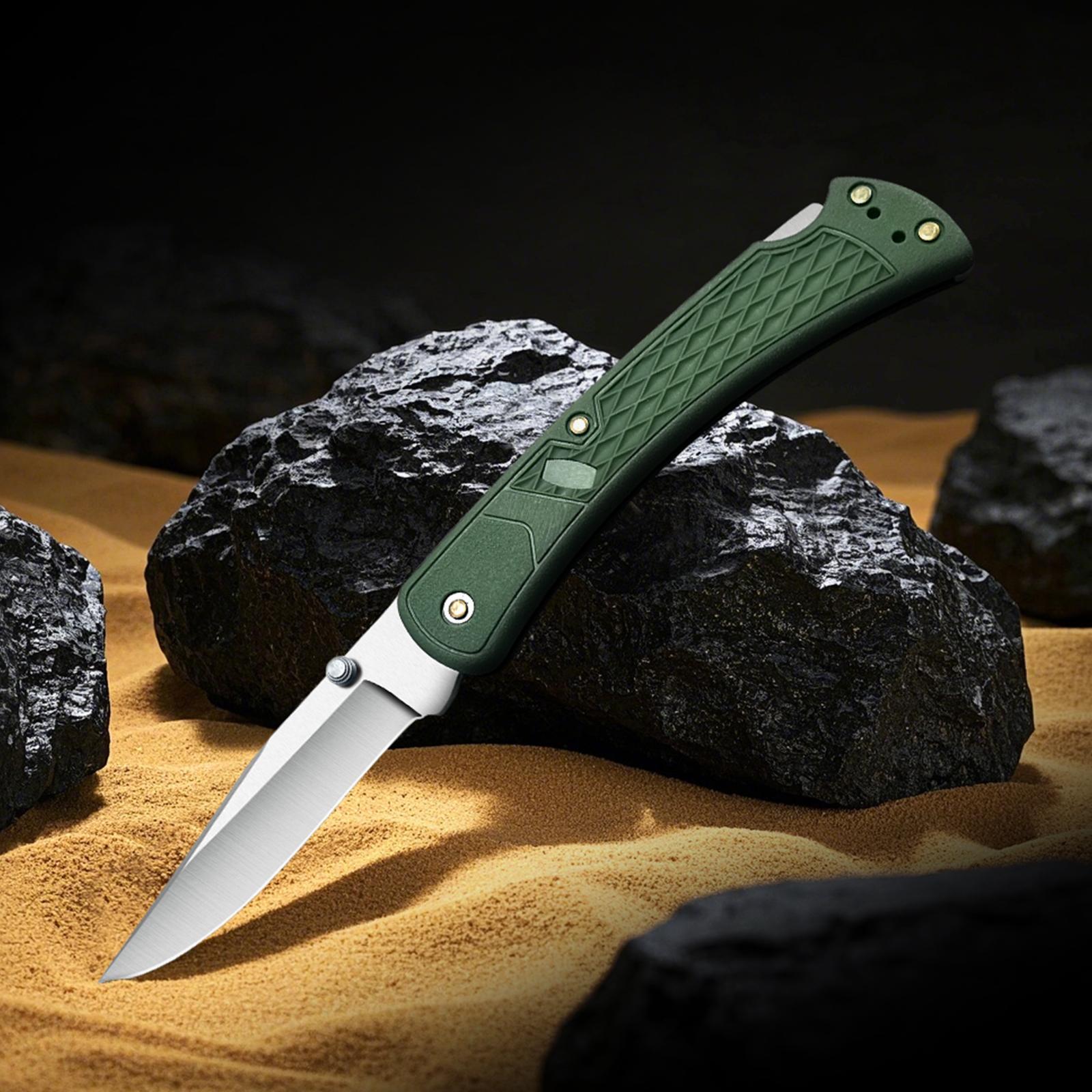 Folding Camping Hiking Knife] Folding knife, camping, hiking, pocket knife, rescue, multi-functional knife, emergency outdoor survival, portable folding knife, household fruit knife