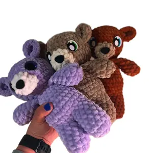 Teddy Bear Fidget Toy - Soft Plush Design for Stress Relief and Relaxation