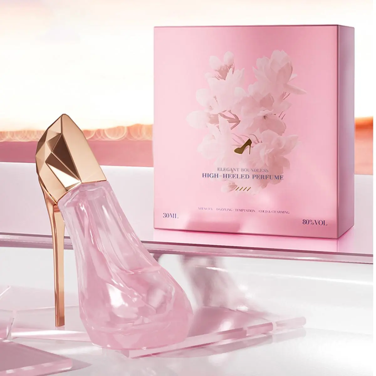 Elegant & Exquisite High-Heel Perfume for Women — Long-Lasting Floral Scent (30ml ). An Ambiance Enhancer, Perfect for Daily Wear and Birthday Gifting.