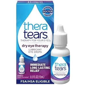 TheraTears Dry Eye Therapy Eye Drops for Dry Eyes, 0.5 Fl Oz