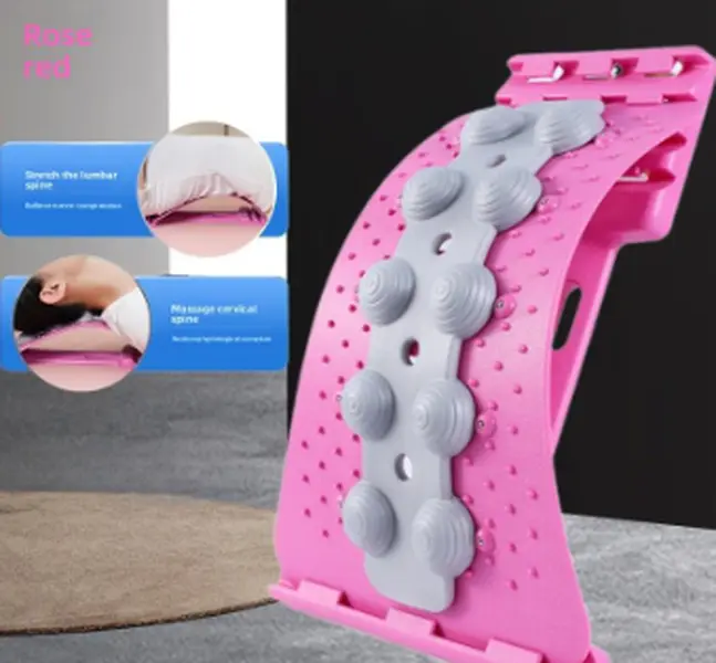 Spinal Decompression Stretcher Massage Device, Fitness Balance Training Equipment for Kyphosis Aid, Lumbar Spine Soothing, Shoulder Slimming, Back Slendering & Lower Back Support