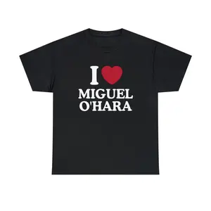 I Love Miguel O'Hara Shirt Splder Men Verse Shirt, miguel o hara fan tee, graphic shirt, gift for fan tee, Everyday Basic, Never