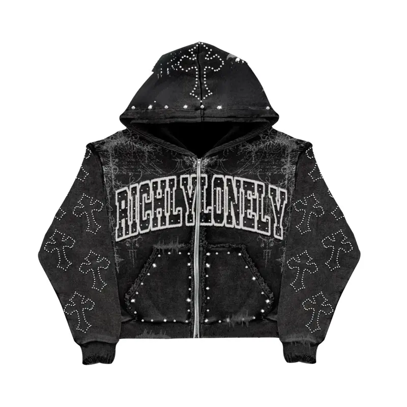 RICHLYLONELY rhinestone jacket