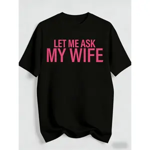 Men S Classic Crewneck Sweatshirt With Striking White Text Slogan Across Chest