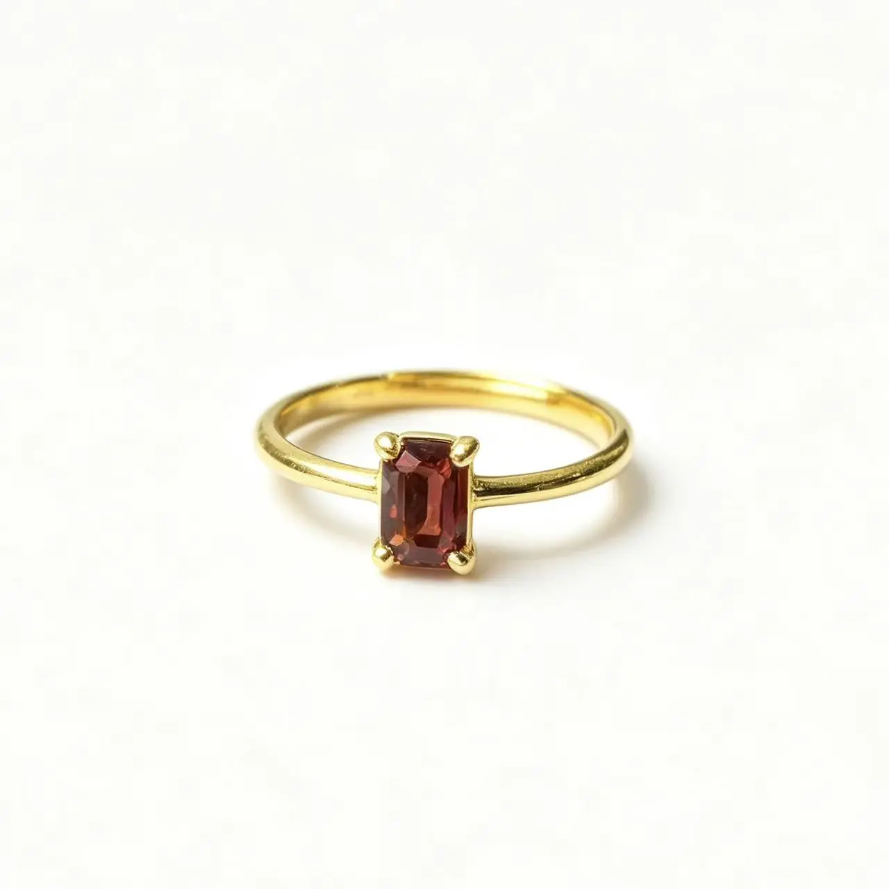 Red tourmaline ring