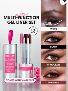 【FREE SHIPPING】SHEGLAM Boldline Longwear Multi-Function Gel Eye Liner Set