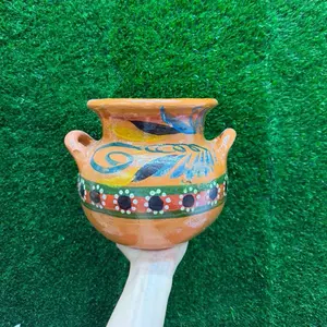 Michoacana Clay Bean Pot Mediana 3 Litros (1 Piece).