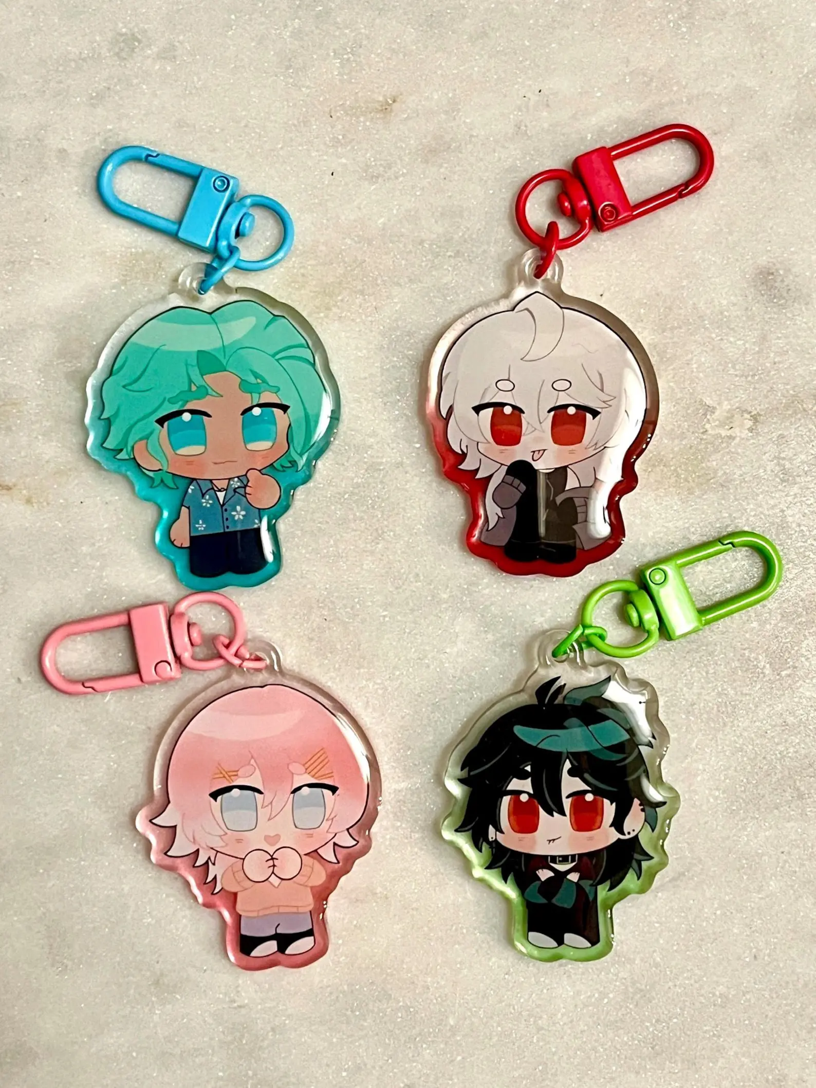 Our Life, A Date With Death, 14 Days With You, The Kid at the Back Acrylic Keychain, Great For Daily Use Or As Thoughtful Little Gifts For Your Friends And Yourself