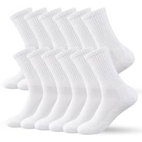 Crew White with Arch Support and Mesh