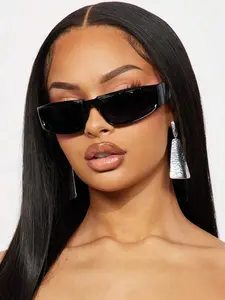 Women's Fashionable All-match  Sunglasses, Classic Shades, Trendy Casual Sunglasses for Everyday Use, Fashion Accessories for Outdoor Activities