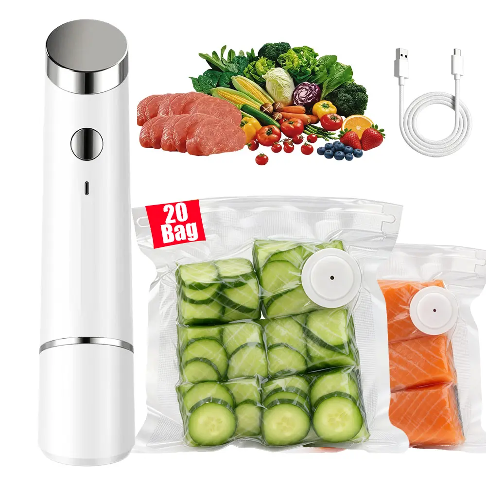 Vacuum Sealer Machine +20 Reusable Vacuum Bags