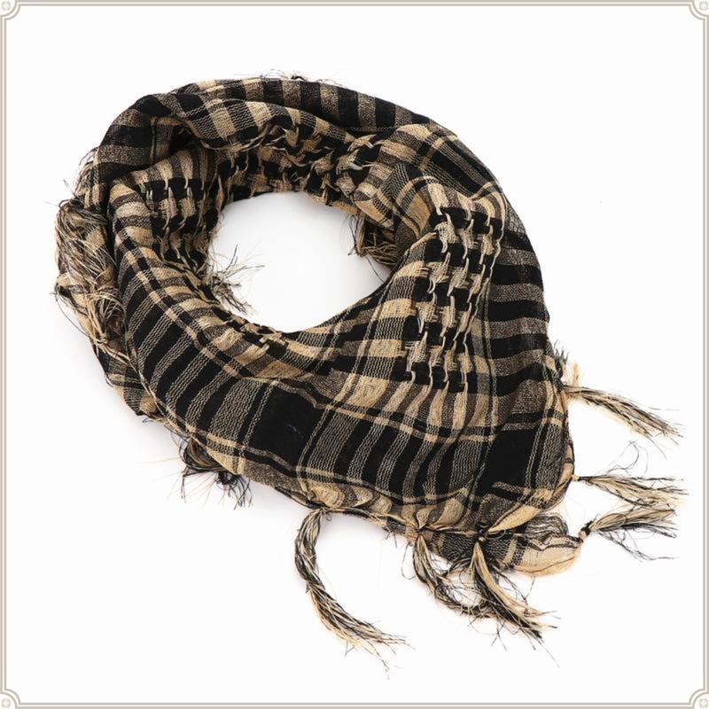 Shemagh Scarf Men Keffiyeh Scarf Arab Scarves Unisex Plaid Turban with Tassels for Men Women Winter Outdoor Shemagh Scarf Men Keffiyeh Scarf Arab Scarves Unisex Plaid Turban with Tassels for Men Women Winter Outdoor