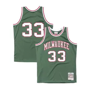 Mitchell & Ness Hardwood Classics 1970 Kareem Abdul-Jabbar Milwaukee Bucks Swingman Jersey