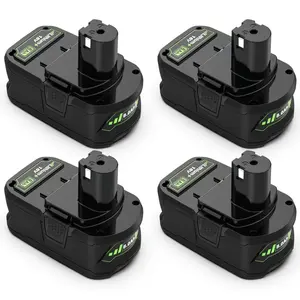 8000mAh Replacement for Ryobi 18V Battery Lithium-ion MAX P102 P103 P105 P107 P108 P109 Series Stock up on specials