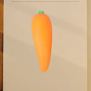 Viral Carrot Stretchy Fidget Toy | TikTok Made Me Buy It Pull & Squish Stress Relief Toy | Funny Realistic Vegetable Sensory Toy | Oddly Satisfying ASMR Toy