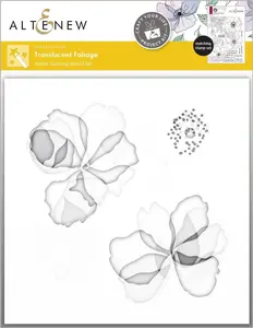 Craft Your Life Project Kit: Translucent Foliage Simple Coloring Stencil Set (4 in 1)
