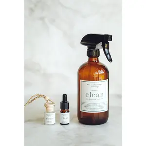 All-Natural Clean Essential Oil Blend - Health & Wellness Solution, Aromatherapy Use, Compatible with Cleaning Spray Formulations