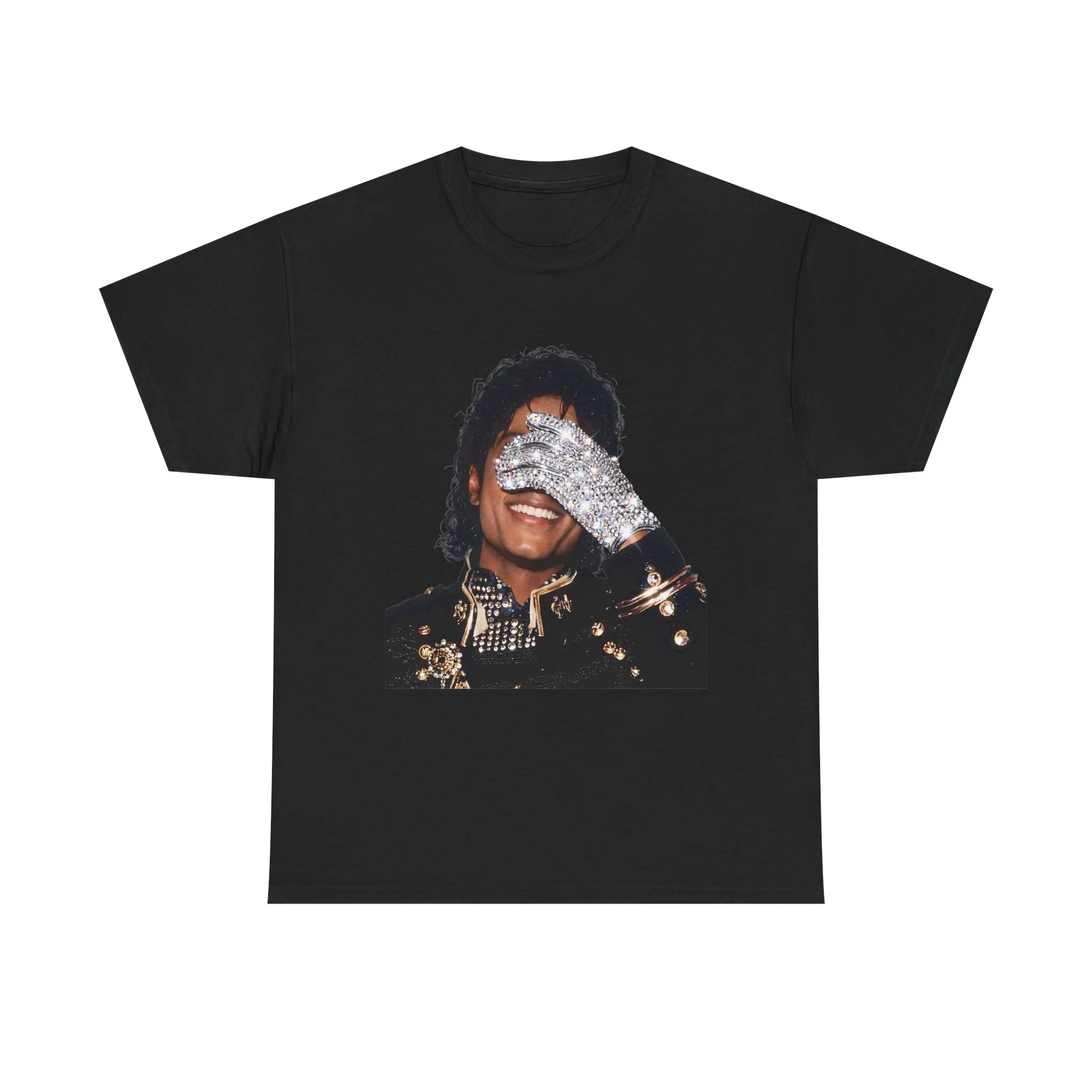 Michael Jackson Graphic Glove T-Shirt Vintage 90's Tee, Comfort Cotton Menswear