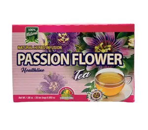 Therbal Pasiflora Tea (Passion Flower Tea) - 20 Tea Bags - Fruit, Beverage