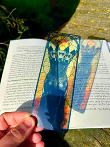 Cerberus Bookmark, Three-Headed Dog of Hades, Mythology- Inspired Fantasy Gift, Dark Academia Book Accessory for Occult Readers traditional bookish lover reading bookmark