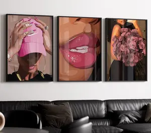 5 Set bundle, black art, black girl art, black woman wall art, perfume art, black woman art, black girl wall art, 3 set print, urban fashion