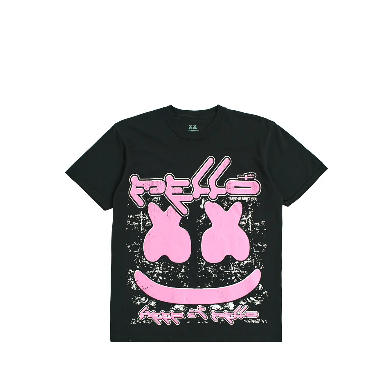 Marshemello Neo Unisex T-Shirt - Black, 100% Preshrunk Cotton