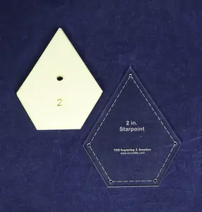 Mylar 2 Inch Starpoint 26 Piece Set - Quilting / Sewing Templates