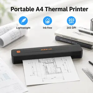 RONGTA F11A Portable A4 Thermal Printer - Inkless Bluetooth Tech Gadgets Cool Tech Printer for Home & Office, Compatible with iOS, Android summerwins