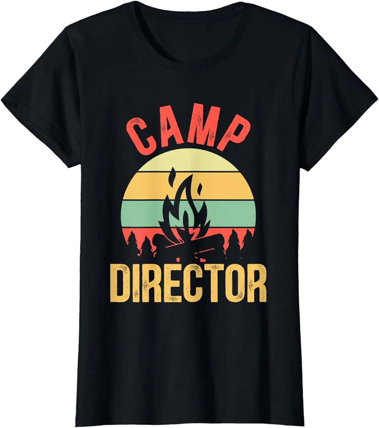 Summer Camp Director Counselor Camper Summer Shortsleeve Cotton T-Shirt