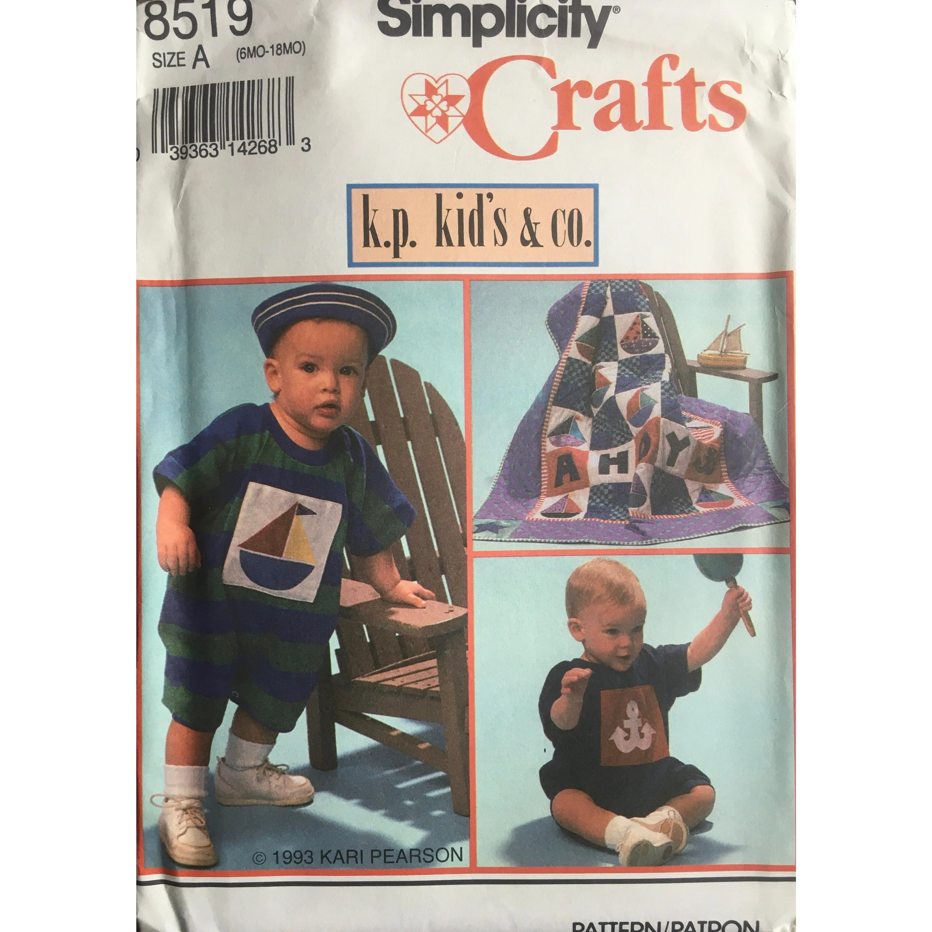 Simplicity 8519 Sewing Pattern (Vintage) UNCUT