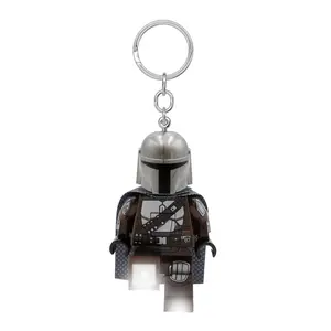 LEGO Star Wars The Mandalorian Large 3 Inch Tall Key Light - The Mandalorian (KE187H),  Bag Charm, Backpack Accessory, 3 inch tall figure