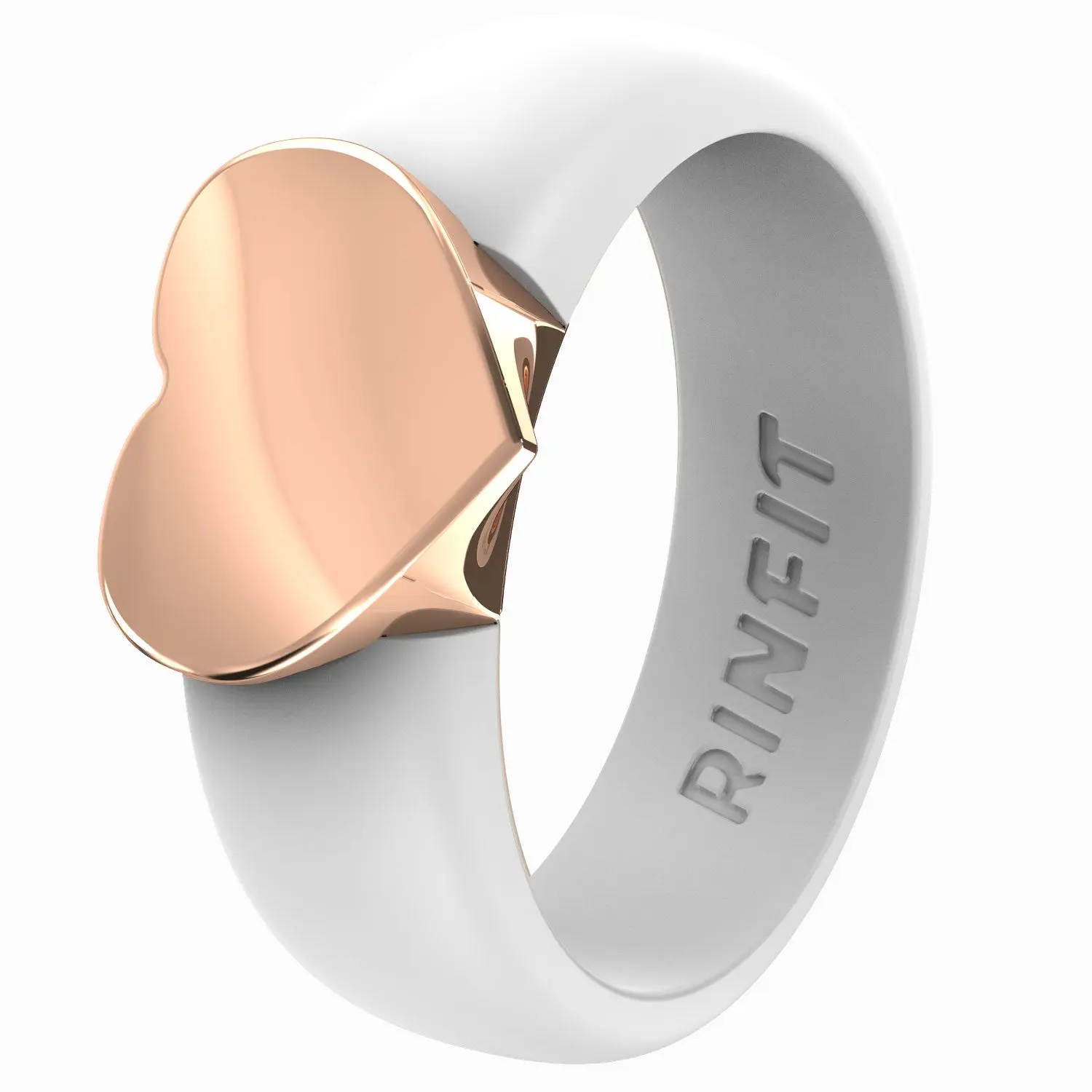 White & Light Rose Gold