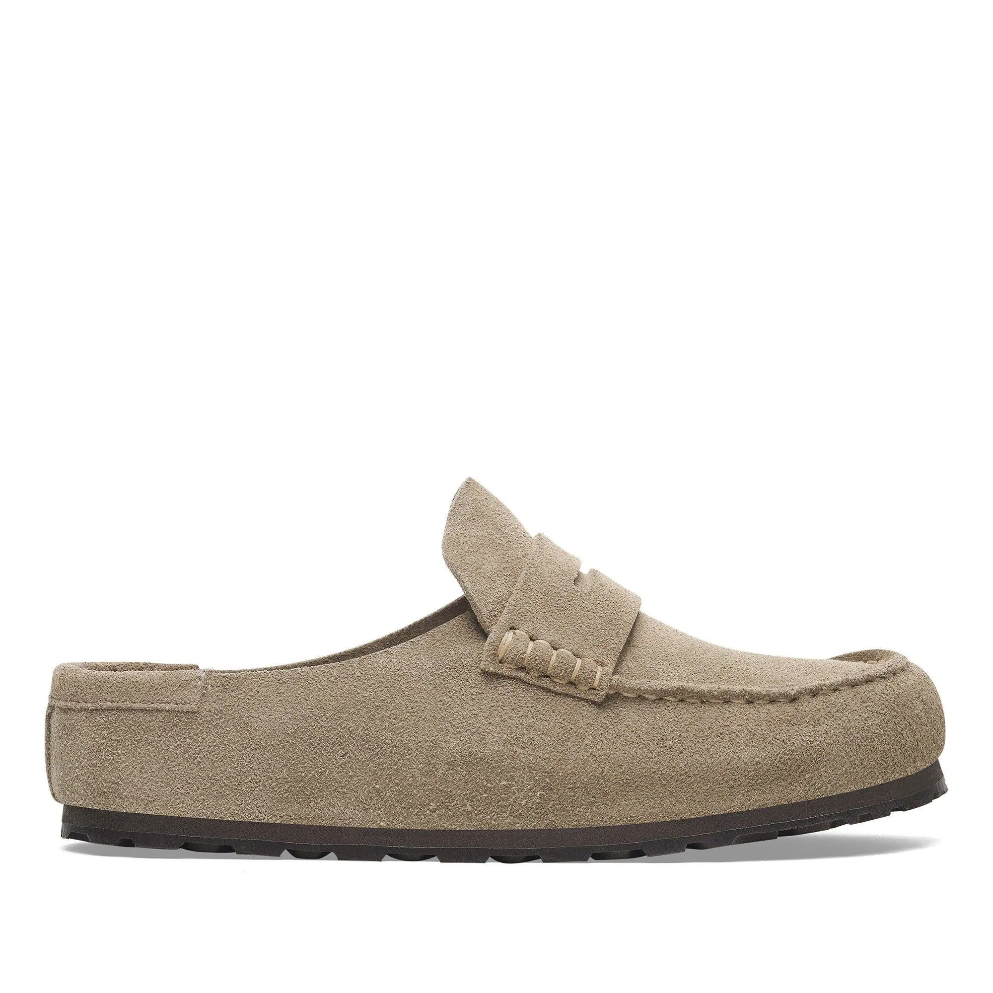 Birkenstock Naples Wrapped Suede Leather Clog