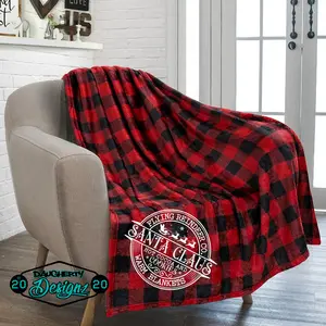 Santa Claus Plaided Blanket