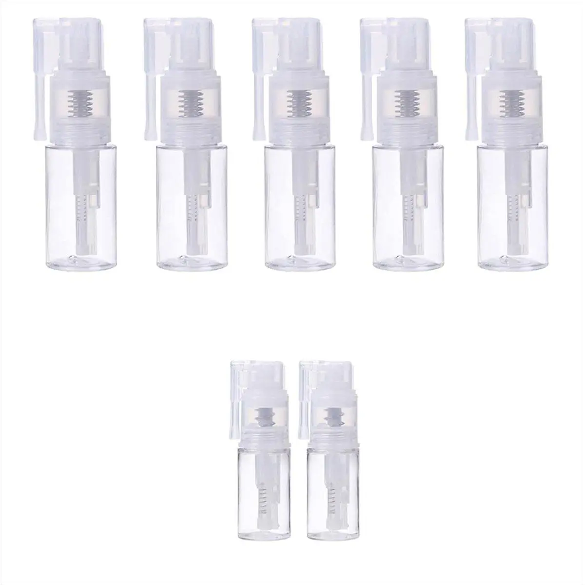 8Pcs Glitter Duster Sprayer Craft Glitter Spray Bottle Empty, 6Pcs 35Ml and 2Pcs 14Ml Bottles Multi-Purpose Spray Bottle