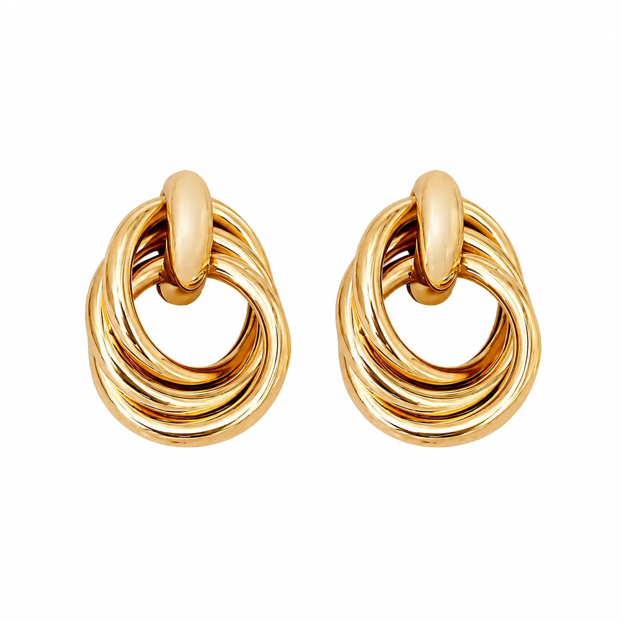 "Infinity Knot Drop Earrings | Lightweight Statement Earrings for Women"