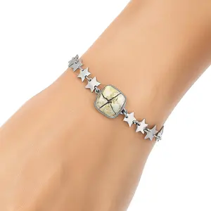 Premium Star Authentic White Buffalo Turquoise Nevada Bracelet B-1044 28-EB10194