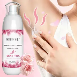 1PCS, Private Odor Cream, Body Fragrance Cream For Women & Men, With Rose, Niacinamide And Vitamin C, Moisturizing & Smooth Skin, Makes The Skin Look More Hydrated, Long-Lasting Fragrance, Gentle And Non-Irritating, Body Care