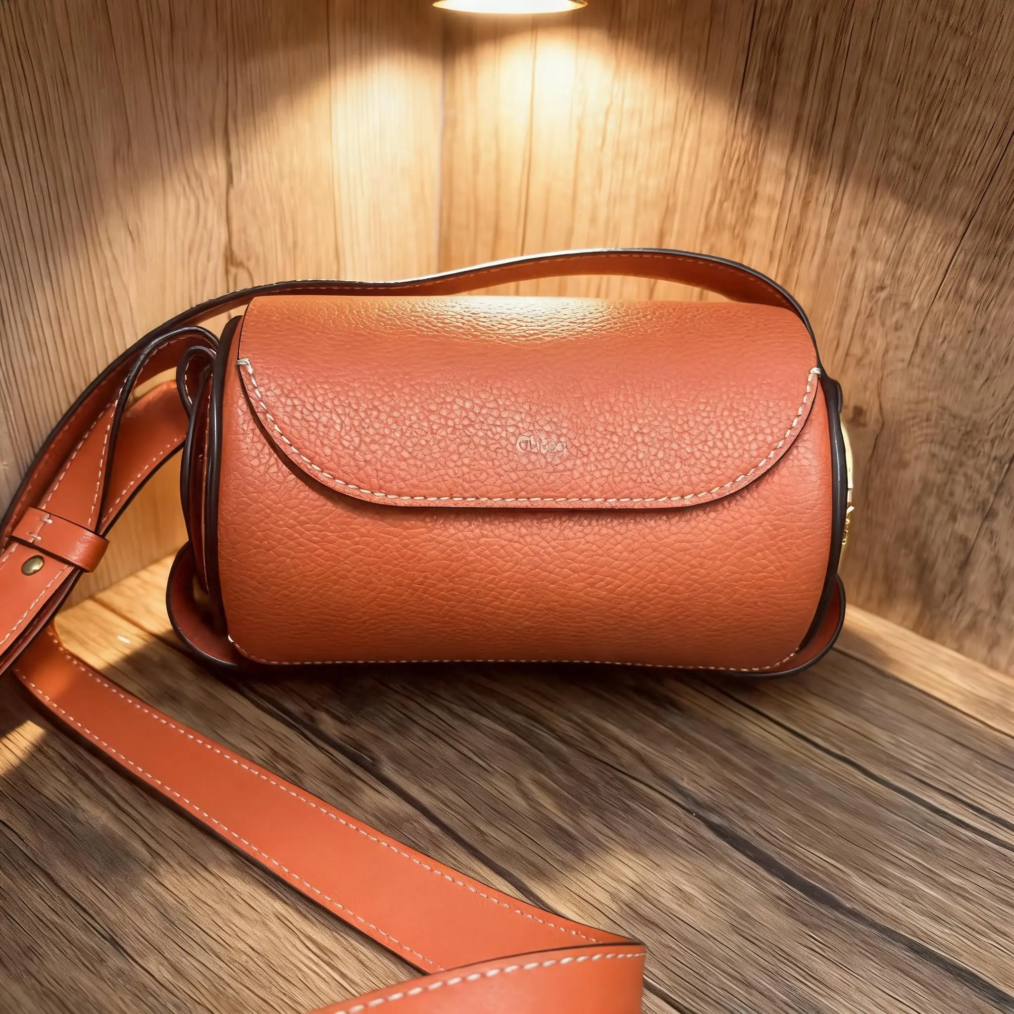 Pre-owned Chloé CHLOE Leather Shoulder Bag C0726798018
