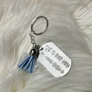 Custom Spotify Song Engraved Keychain
