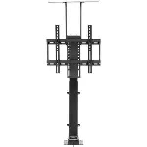 Motorized TV Lift Stand, 132 lbs max Load Adjustable TV Lift Stand Mount Bracket, Vertical Electric TV Bracket with Remote Control, for 32-55 in (Not in Cabinet)/ 32 - 50 in (in Cabinet) TVs