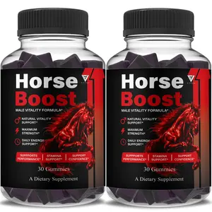 (2 Pack) Horse boost Gummies, Horseboost Performance (60 Gummies)