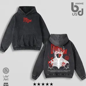 Jin Enjoji Jiji Dandadan Season 2 Hoodie Wash – Oversize Unisex Cotton, Double Printed Cool Style, Classic Graphic Tee, Streetwear, Menswear, Gift For Anime Fan 85E