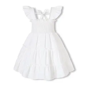 Toddler Girl Dress Kids Sleeveless Ruffle Dresses for Girls Summer Outfits Beach Sundress